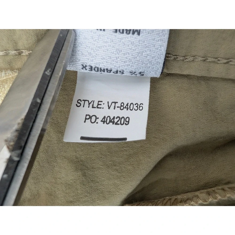 Orton Brothers Cargo Utility Pants Men's L Khaki Stretch VT-84036 30